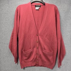 Vintage Country Shop Cashmere Cardigan Sweater Size Medium